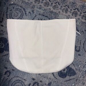 Babaton White Textured Top